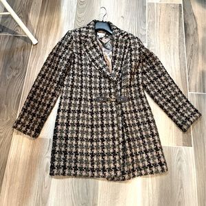 Soft Surroundings Plaid Jacket, Size Medium